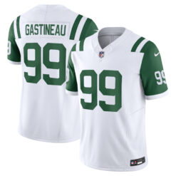 Mark Gastineau New York Jets White Classic Alternate Vapor F.U.S.E Limited Jersey - All Stitched