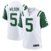 Garrett Wilson New York Jets White Classic Alternate Game Jersey - All Stitched