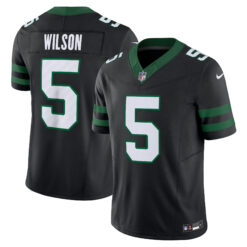 Garrett Wilson New York Jets Black Alternate Vapor F.U.S.E Limited Jersey - All Stitched