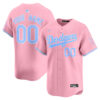Custom Los Angeles Dodgers Bubblegum Pink Limited Jersey - All Stitched