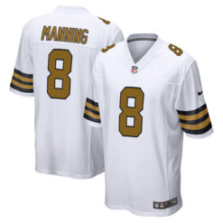 Archie Manning New Orleans Saints White Alternate Game Jersey - All Stitched