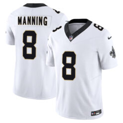 Archie Manning New Orleans Saints White Road Vapor F.U.S.E Limited Jersey - All Stitched