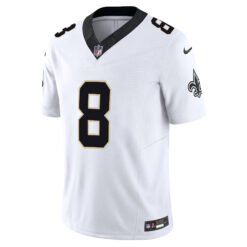 Alternative view of Archie Manning New Orleans Saints White Road Vapor F.U.S.E Limited Jersey - All Stitched
