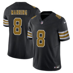 Archie Manning New Orleans Saints Black Alternate Vapor F.U.S.E Limited Jersey - All Stitched