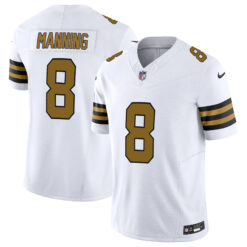 Archie Manning New Orleans Saints White Alternate Vapor F.U.S.E Limited Jersey - All Stitched