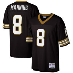 Archie Manning New Orleans Saints Black 1979 Legacy Jersey - All Stitched