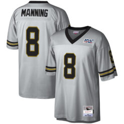 Archie Manning New Orleans Saints Grey Legacy Jersey - All Stitched