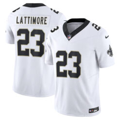 Marshon Lattimore New Orleans Saints White Road Vapor F.U.S.E Limited Jersey - All Stitched