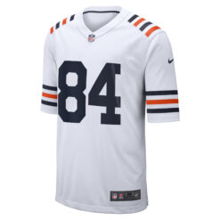 Alternative view of Colston Loveland Chicago Bears White Alternate Game Jersey - All Stitched