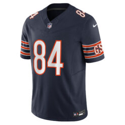 Alternative view of Colston Loveland Chicago Bears Navy Home Vapor F.U.S.E Limited Jersey - All Stitched