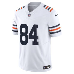 Alternative view of Colston Loveland Chicago Bears White Alternate Vapor F.U.S.E Limited Jersey - All Stitched
