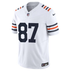Alternative view of Luther Burden III Chicago Bears White Alternate Vapor F.U.S.E Limited Jersey - All Stitched