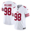 Mykel Williams San Francisco 49ers White Road Vapor F.U.S.E Limited Jersey - All Stitched