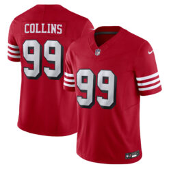 Alfred Collins San Francisco 49ers Scarlet Alternate Vapor F.U.S.E Limited Jersey - All Stitched