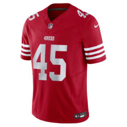 Alternative view of Nick Martin San Francisco 49ers Scarlet Home Vapor F.U.S.E Limited Jersey - All Stitched