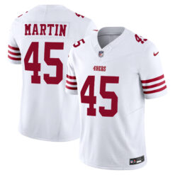 Nick Martin San Francisco 49ers White Road Vapor F.U.S.E Limited Jersey - All Stitched