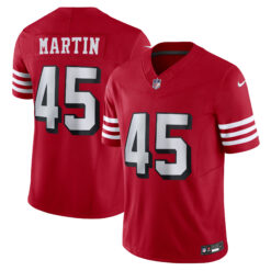 Nick Martin San Francisco 49ers Scarlet Alternate Vapor F.U.S.E Limited Jersey - All Stitched
