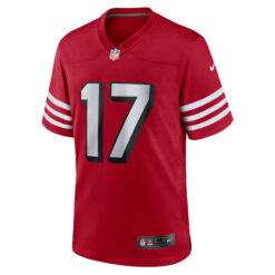 Alternative view of Jordan Watkins San Francisco 49ers Scarlet Alternate Game Jersey - All Stitched