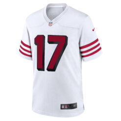 Alternative view of Jordan Watkins San Francisco 49ers White Alternate Game Jersey - All Stitched