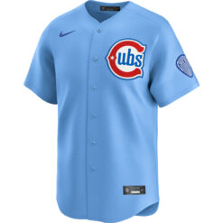 Alternative view of Chicago Cubs Blue Alternate Limited Jersey - All Stitched