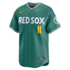 Alternative view of Rafael Devers Boston Red Sox Green 2025 City Connect Limited Jersey - All Stitched