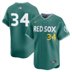 David Ortiz Boston Red Sox Green 2025 City Connect Limited Jersey - All Stitched