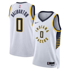 Tyrese Haliburton Indiana Pacers White Association Edition Jersey - All Stitched