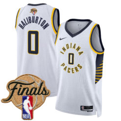 Tyrese Haliburton Indiana Pacers White Association Edition Jersey - All Stitched