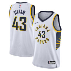 Pascal Siakam Indiana Pacers White Association Edition Jersey - All Stitched