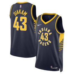 Pascal Siakam Indiana Pacers Navy Icon Edition Jersey - All Stitched