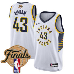 Pascal Siakam Indiana Pacers White Association Edition Jersey - All Stitched