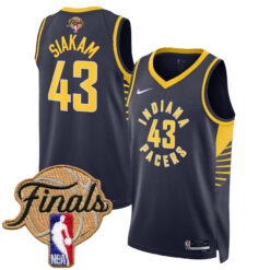 Pascal Siakam Indiana Pacers Navy Icon Edition Jersey - All Stitched