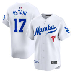 Shohei Ohtani Los Angeles Dodgers White Kobe Honor Collection Limited Jersey - All Stitched