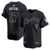 Shohei Ohtani Los Angeles Dodgers Black Kobe Honor Collection Limited Jersey - All Stitched