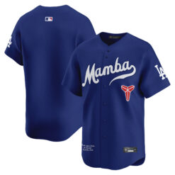 Los Angeles Dodgers Royal Blue Kobe Honor Collection Limited Jersey - All Stitched