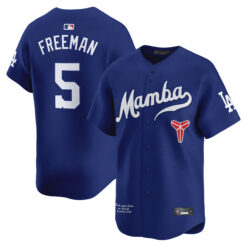Freddie Freeman Los Angeles Dodgers Royal Blue Kobe Honor Collection Limited Jersey - All Stitched