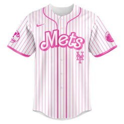 Alternative view of New York Mets x Barbie Night Game Limited Jersey - All Stitched