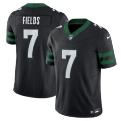 Justin Fields New York Jets Black Alternate Vapor F.U.S.E Limited Jersey - All Stitched