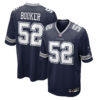Tyler Booker Dallas Cowboys Navy Home Game Jersey - All Stitched