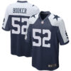 Tyler Booker Dallas Cowboys Navy Alternate Game Jersey - All Stitched