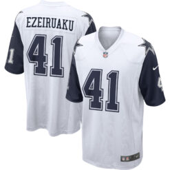 Donovan Ezeiruaku Dallas Cowboys White Alternate Game Jersey - All Stitched