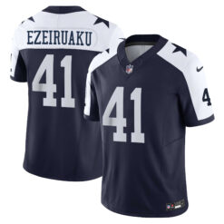 Donovan Ezeiruaku Dallas Cowboys Navy Alternate Vapor F.U.S.E Limited Jersey - All Stitched