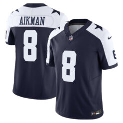 Troy Aikman Dallas Cowboys Navy Alternate Vapor F.U.S.E Limited Jersey - All Stitched