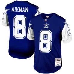Troy Aikman Dallas Cowboys Navy Alternate Legacy Jersey - All Stitched
