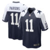 Micah Parsons Dallas Cowboys Navy Alternate Game Jersey - All Stitched