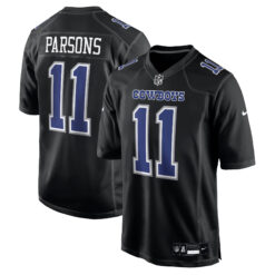 Micah Parsons Dallas Cowboys Black Fashion Game Jersey - All Stitched