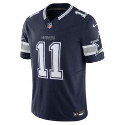 Alternative view of Micah Parsons Dallas Cowboys Navy Home Vapor F.U.S.E Limited Jersey - All Stitched
