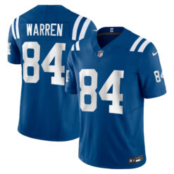 Tyler Warren Indianapolis Colts Royal Blue Home Vapor F.U.S.E Limited Jersey - All Stitched
