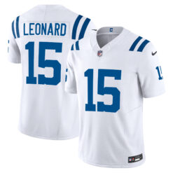 Riley Leonard Indianapolis Colts White Away Vapor F.U.S.E Limited Jersey - All Stitched