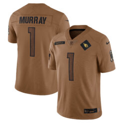 Kyler Murray Arizona Cardinals Brown 2023 Salute To Service Jersey - All Stitched